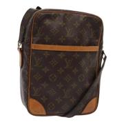 Pre-owned Canvas shoulder-bags Louis Vuitton Vintage , Brown , Dames