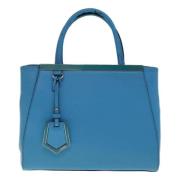 Pre-owned Leather handbags Fendi Vintage , Blue , Dames