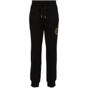 Zwarte Broek Aw24 Stijlvol Versace Jeans Couture , Black , Heren