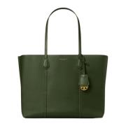 Stijlvolle Triple-Compartiment Tote - Basilicum Tory Burch , Green , D...