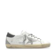 Vintage Witte Leren Sneakers met Ster Golden Goose , White , Dames