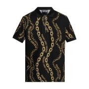 Zwarte T-shirt voor mannen Aw24 Versace Jeans Couture , Black , Heren