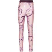 Roze Leggings voor Vrouwen Aw24 Versace Jeans Couture , Pink , Dames