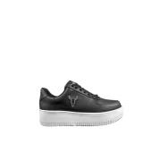 Zwarte Bull Head Leren Sneakers Windsor Smith , Black , Dames