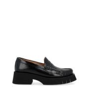 Venetië Zwarte Veerstijl Schoenen Paloma Barceló , Black , Dames