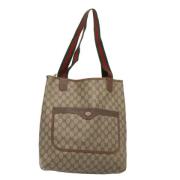 Pre-owned Leather totes Gucci Vintage , Brown , Dames