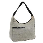 Pre-owned Canvas prada-bags Prada Vintage , Gray , Dames