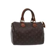 Pre-owned Canvas handbags Louis Vuitton Vintage , Brown , Dames