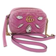 Pre-owned Canvas gucci-bags Gucci Vintage , Pink , Dames