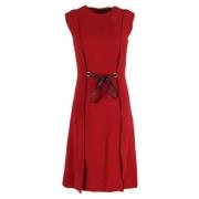 Pre-owned Acetate dresses Louis Vuitton Vintage , Red , Dames