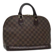 Pre-owned Canvas handbags Louis Vuitton Vintage , Brown , Dames