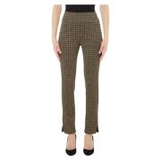 Beige Jacquard Broek Liu Jo , Beige , Dames