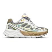 Groene Sneakers Round-One Barracuda , Multicolor , Heren