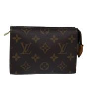 Pre-owned Canvas clutches Louis Vuitton Vintage , Brown , Dames