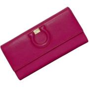 Pre-owned Leather wallets Salvatore Ferragamo Pre-owned , Pink , Dames