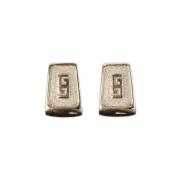 Pre-owned Fabric earrings Givenchy Pre-owned , Gray , Dames