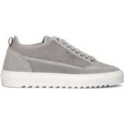 Grijze Suède Heren Sneakers Mason Garments , Gray , Heren