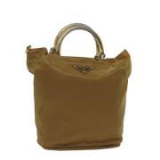 Pre-owned Nylon prada-bags Prada Vintage , Brown , Dames