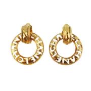 Pre-owned Metal chanel-jewelry Chanel Vintage , Yellow , Dames