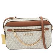 Pre-owned Leather crossbody-bags Michael Kors Pre-owned , White , Dame...