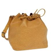 Pre-owned Leather shoulder-bags Louis Vuitton Vintage , Yellow , Dames