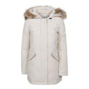 Arctische Wasbeer Parka Woolrich , White , Dames