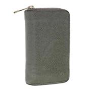 Pre-owned Leather wallets Louis Vuitton Vintage , Gray , Dames