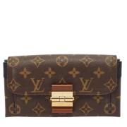 Pre-owned Leather wallets Louis Vuitton Vintage , Brown , Dames