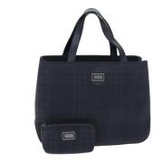 Pre-owned Nylon handbags Burberry Vintage , Blue , Dames