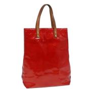 Pre-owned Leather handbags Louis Vuitton Vintage , Red , Dames