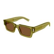 SL 572 008 Sunglasses Saint Laurent , Green , Heren