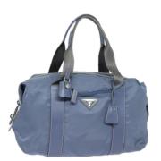 Pre-owned Nylon prada-bags Prada Vintage , Blue , Dames