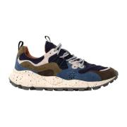 Nubuck/Nylon Sneakers - Yamano 3 Man Flower Mountain , Multicolor , He...