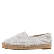 Pre-owned Canvas espadrilles Chanel Vintage , White , Dames