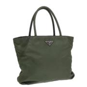 Pre-owned Nylon prada-bags Prada Vintage , Green , Dames