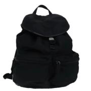 Pre-owned Nylon backpacks Prada Vintage , Black , Dames