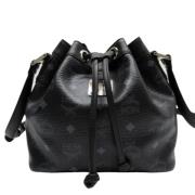 Pre-owned Canvas crossbody-bags MCM Pre-owned , Black , Dames