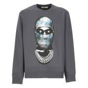 Grijze Katoenen Sweatshirt met Petali Print IH NOM UH NIT , Gray , Her...