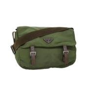 Pre-owned Nylon prada-bags Prada Vintage , Green , Dames