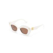 Lw40127I 25E Sunglasses Loewe , Brown , Dames