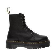 Zwarte Platform Jadon Laarzen Dr. Martens , Black , Dames