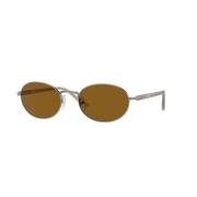 Klassieke zonnebril in grijs/bruin Persol , Gray , Dames