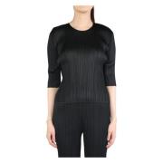 Casual Katoenen Overhemd voor Mannen Issey Miyake , Black , Dames