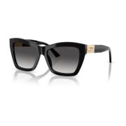 Cat-Eye zonnebril met grijze lenzen Jimmy Choo , Black , Dames