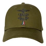 Donkergroene Baseballpet met Tricolor Pijlenlogo Aeronautica Militare ...