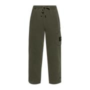 Sweatpants met logo Stone Island , Green , Heren