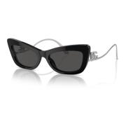 Zwart/Grijs Zonnebril DG 4467B Dolce & Gabbana , Gray , Dames