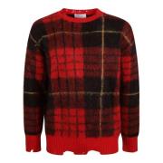 Oversize Crewneck Jumpers Alexander McQueen , Multicolor , Heren