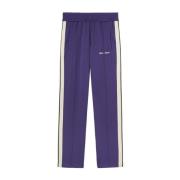 Paarse broek met zijstreepdetail Palm Angels , Purple , Heren