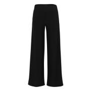 Wijde Pijp Moderne Pasvorm Broek vera mont , Black , Dames